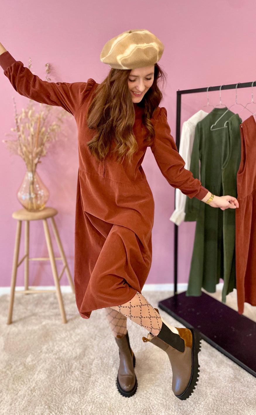 Black Colour Kjole - Gabi A-Shape - Marsala