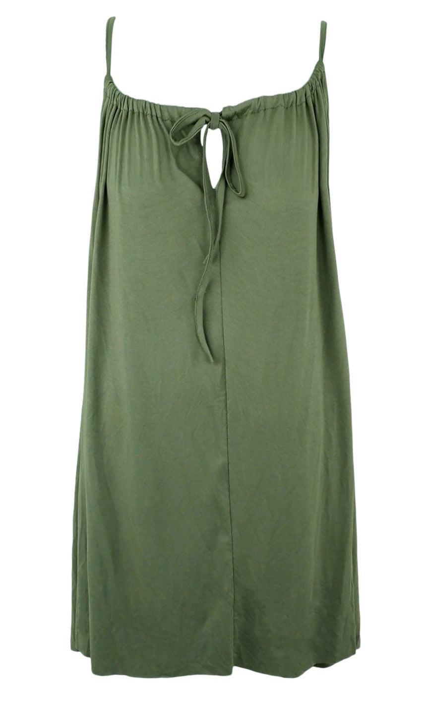 Black Colour Kjole - Jennifer Short Strap - Army