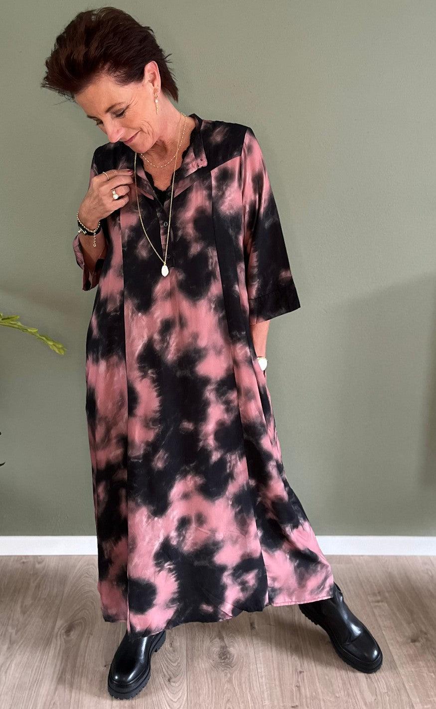Black Colour Kjole - Kenna - Black Rose