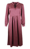 Black Colour Kjole - Laurine - Plum