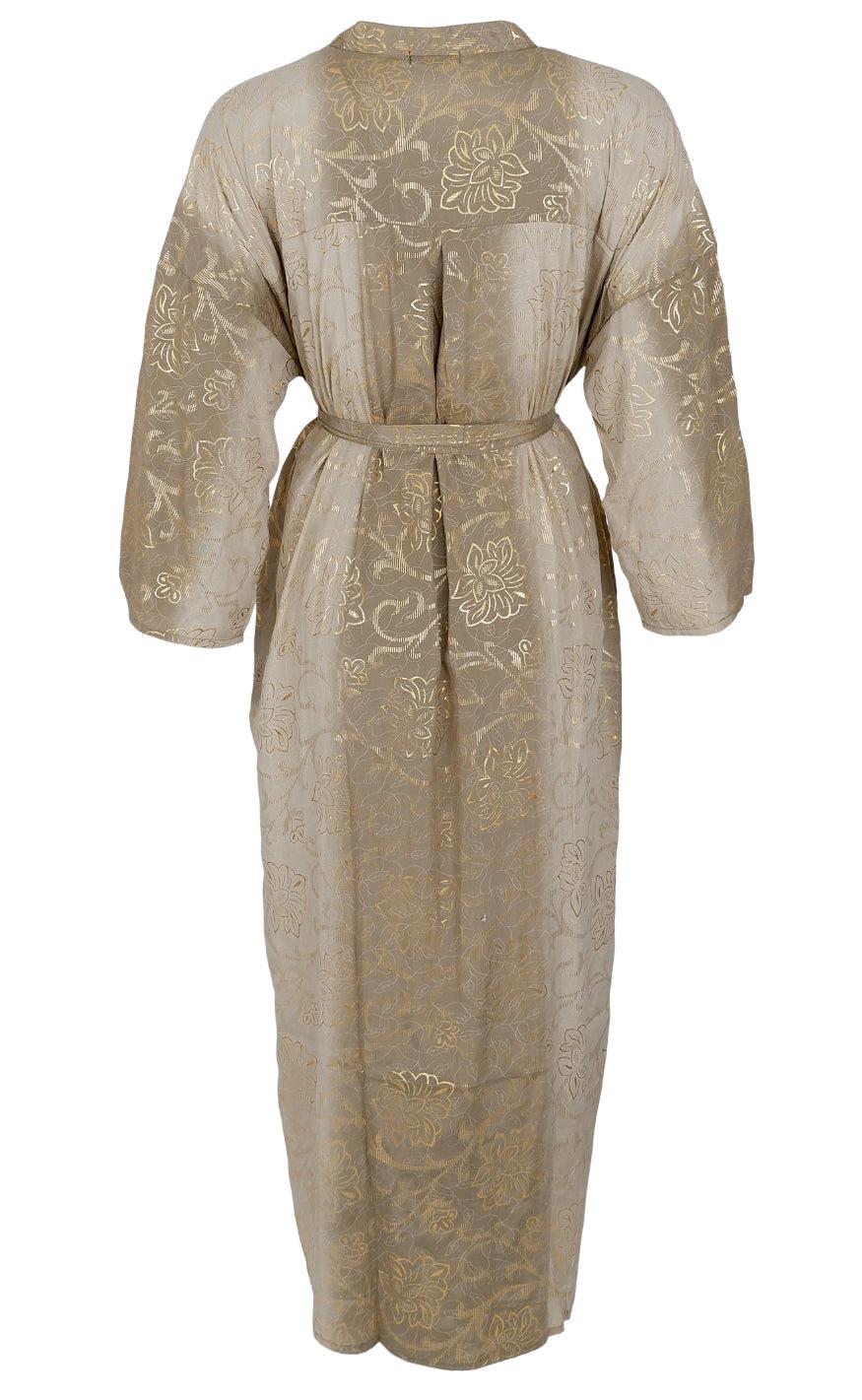 Black Colour Kjole - Luna Dakota Kaftan - Golden Poetic