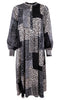 Black Colour  Kjole - Maggie - Grey
