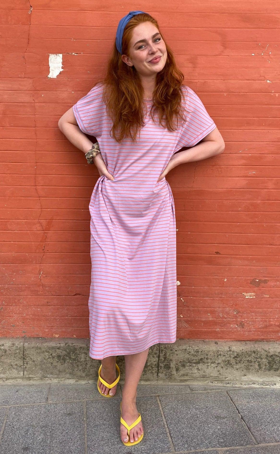 Black Colour Kjole - Polly Jersey - Lavender
