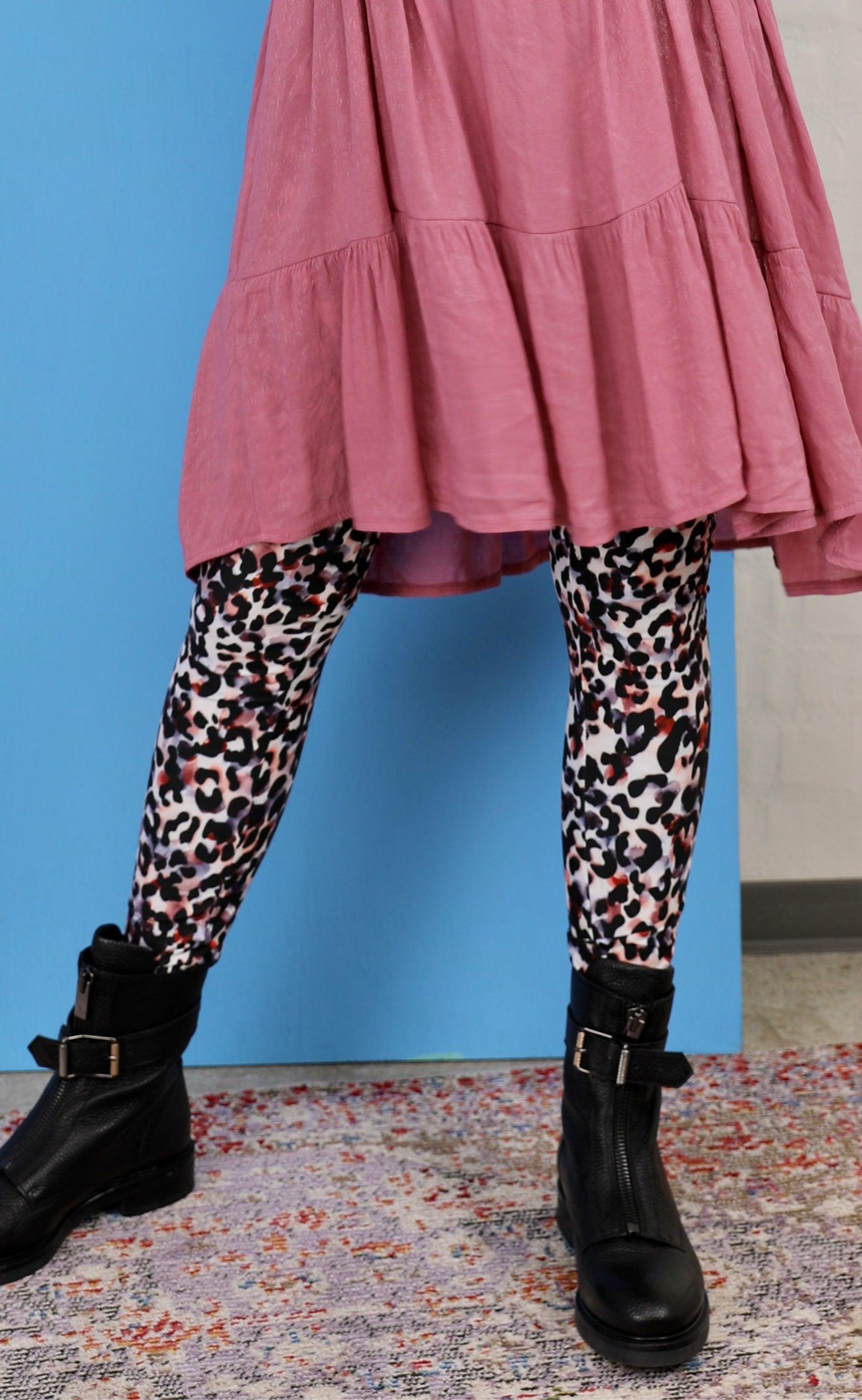 Black Colour Leggings - Lisa Leo - Rose