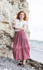 Black Colour Nederdel - Adelaine - Antique Rose