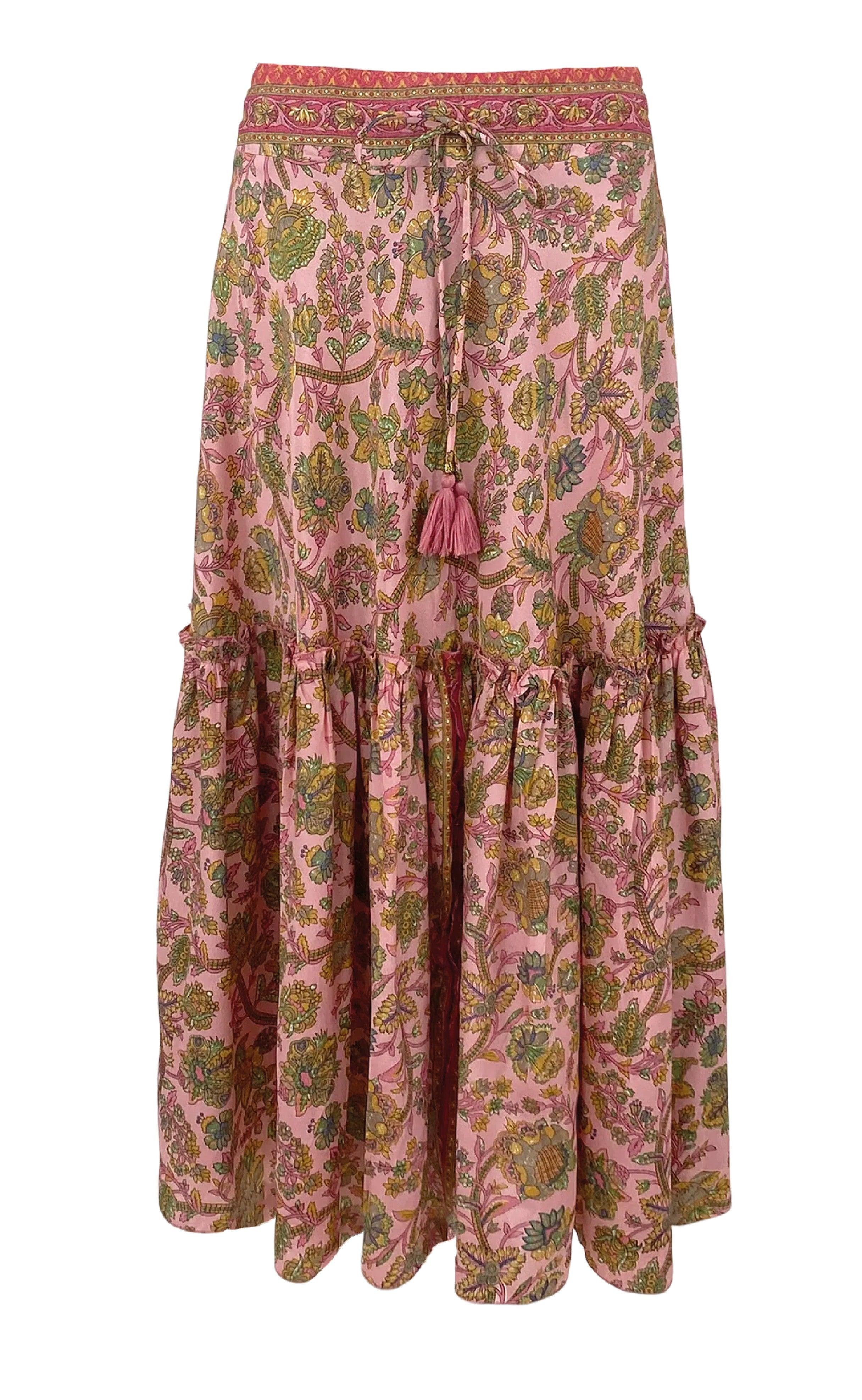 Black Colour Nederdel - Luna Boho - Rose Calypso