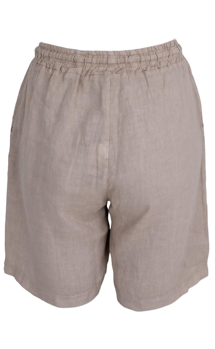 Black Colour Shorts - Melina - Beige