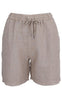 Black Colour Shorts - Melina - Beige