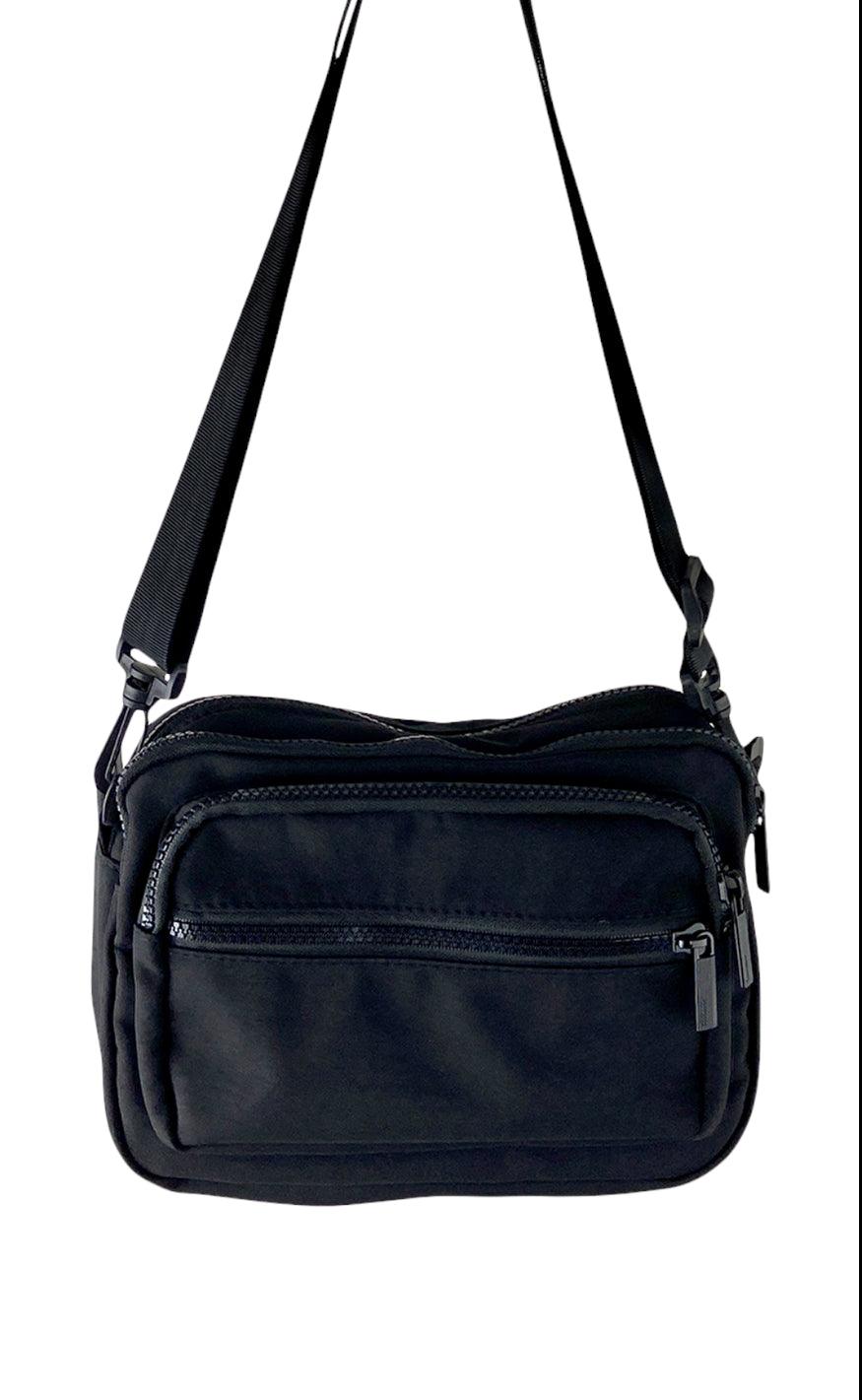 Black Colour Taske - Vada Matte Nylon - Black
