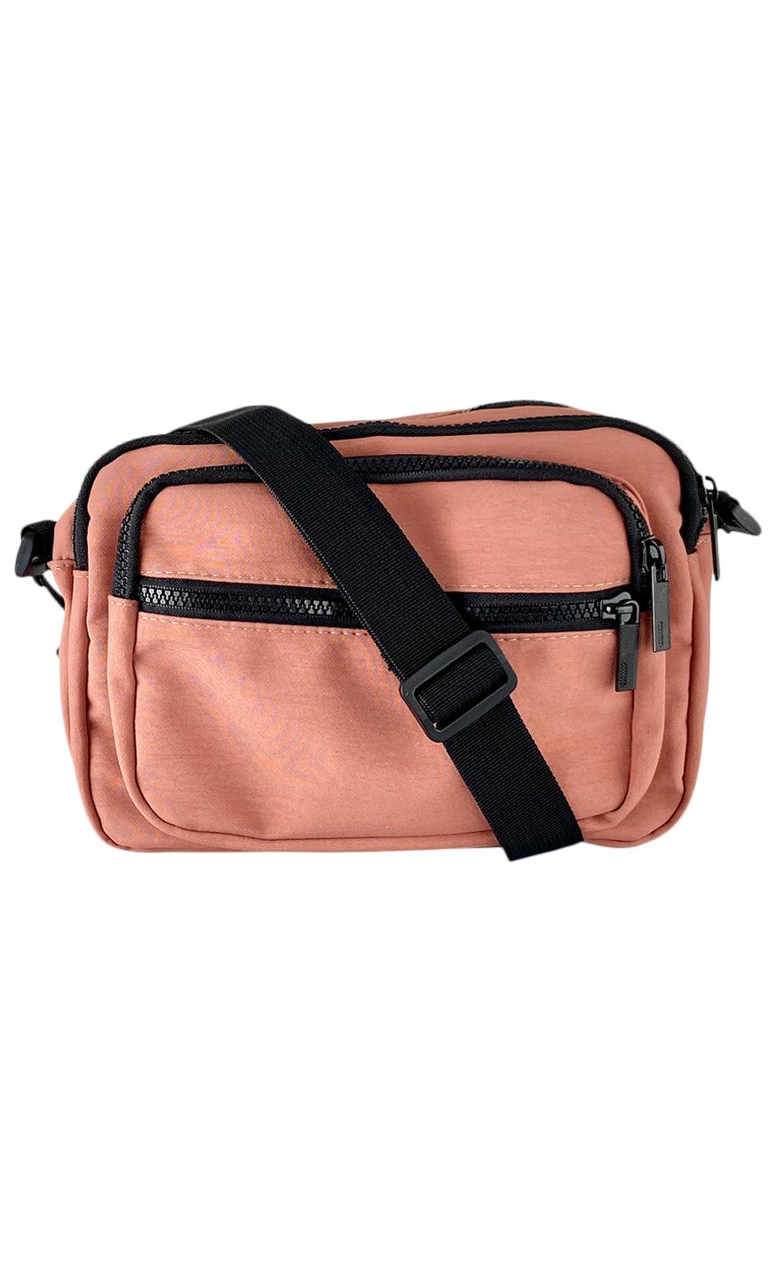 Black Colour Taske - Vada Matte Nylon - Pepe Rose