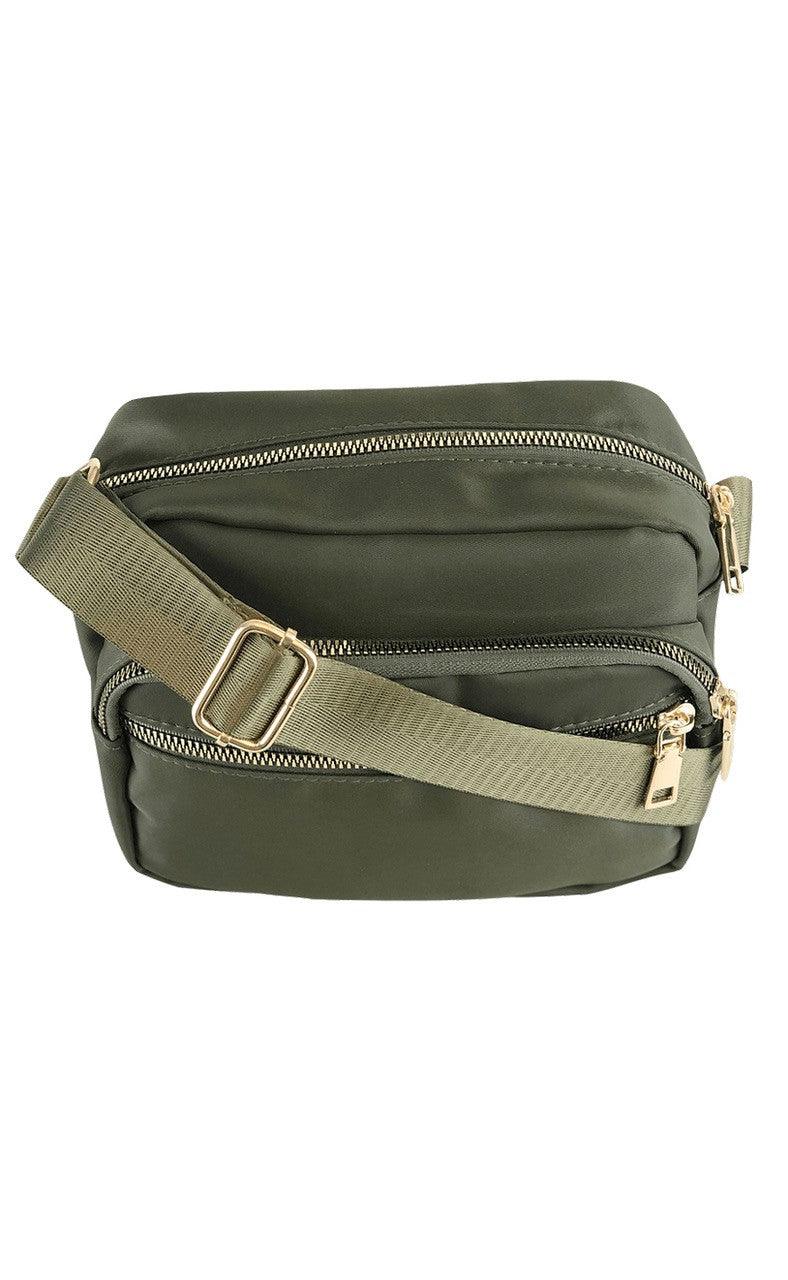 Black Colour Taske - Viggy Nylon Small - Army