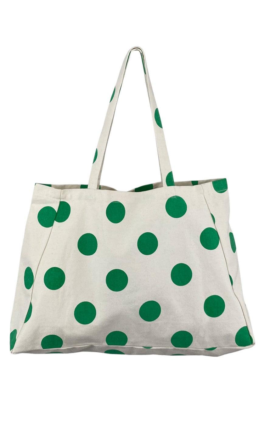 Black Colour Taske - Vonda Shopper - Green Dot