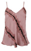 Black Colour Top - Afia - Dust Rose