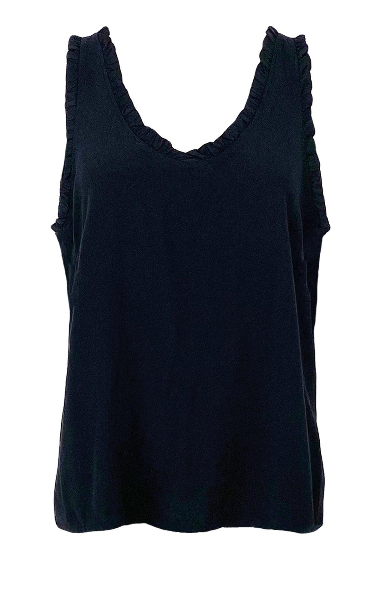 Black Colour Top - Leane - Black