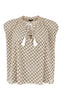 Black Colour Top - Nicola - sand
