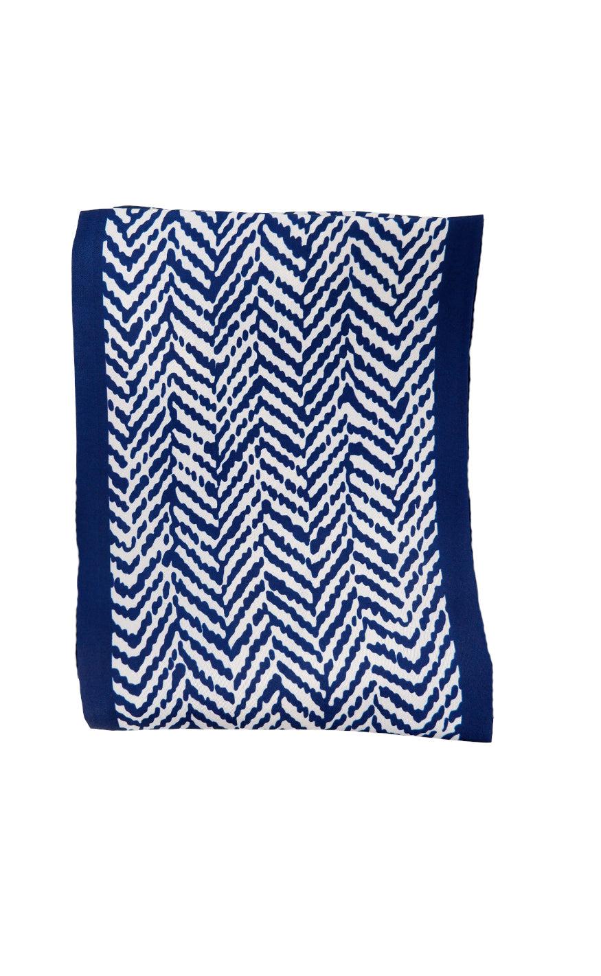 Black Colour Tørklæde - Lonnie - Navy