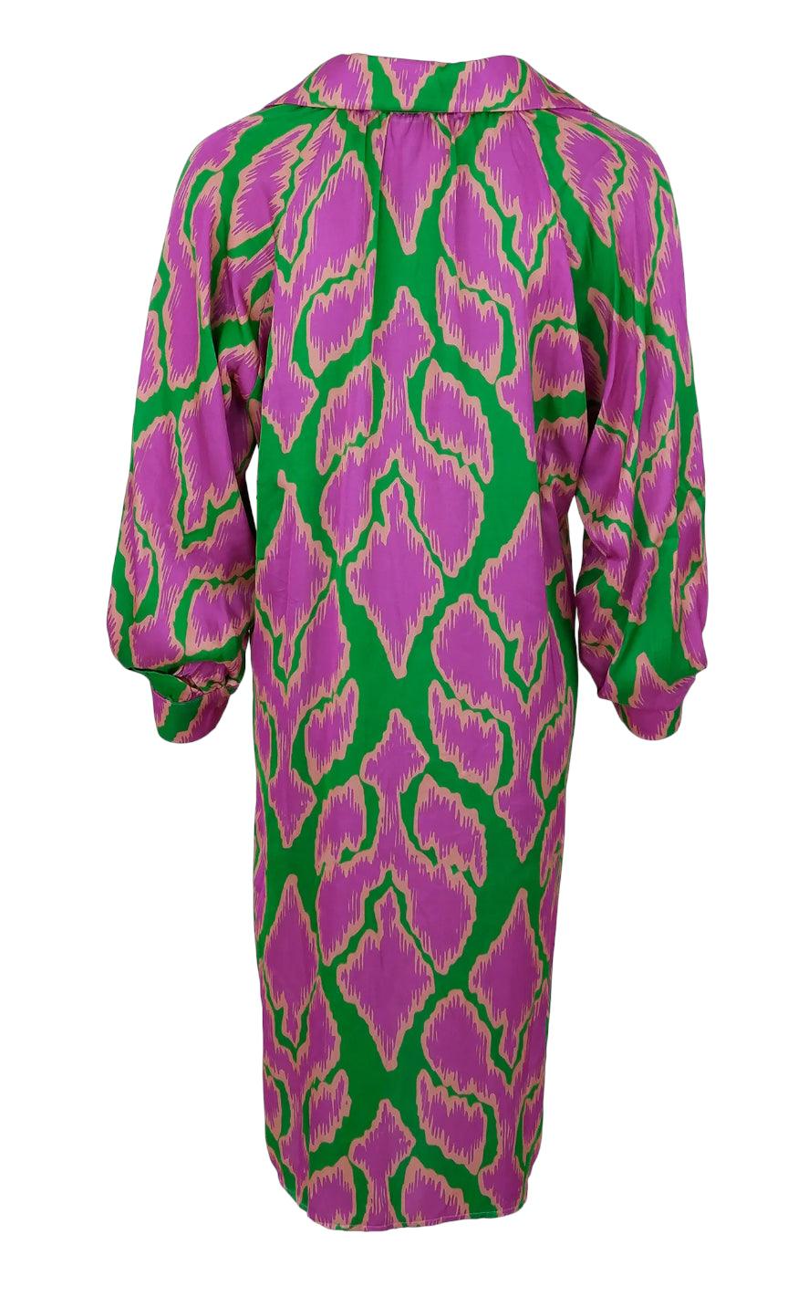 Black Colour Tunika - Dea Silk Mix - Green