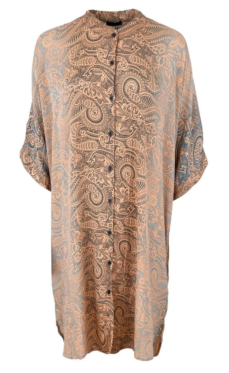 Black Colour Tunika - Luna Tunic - Sea Ivory