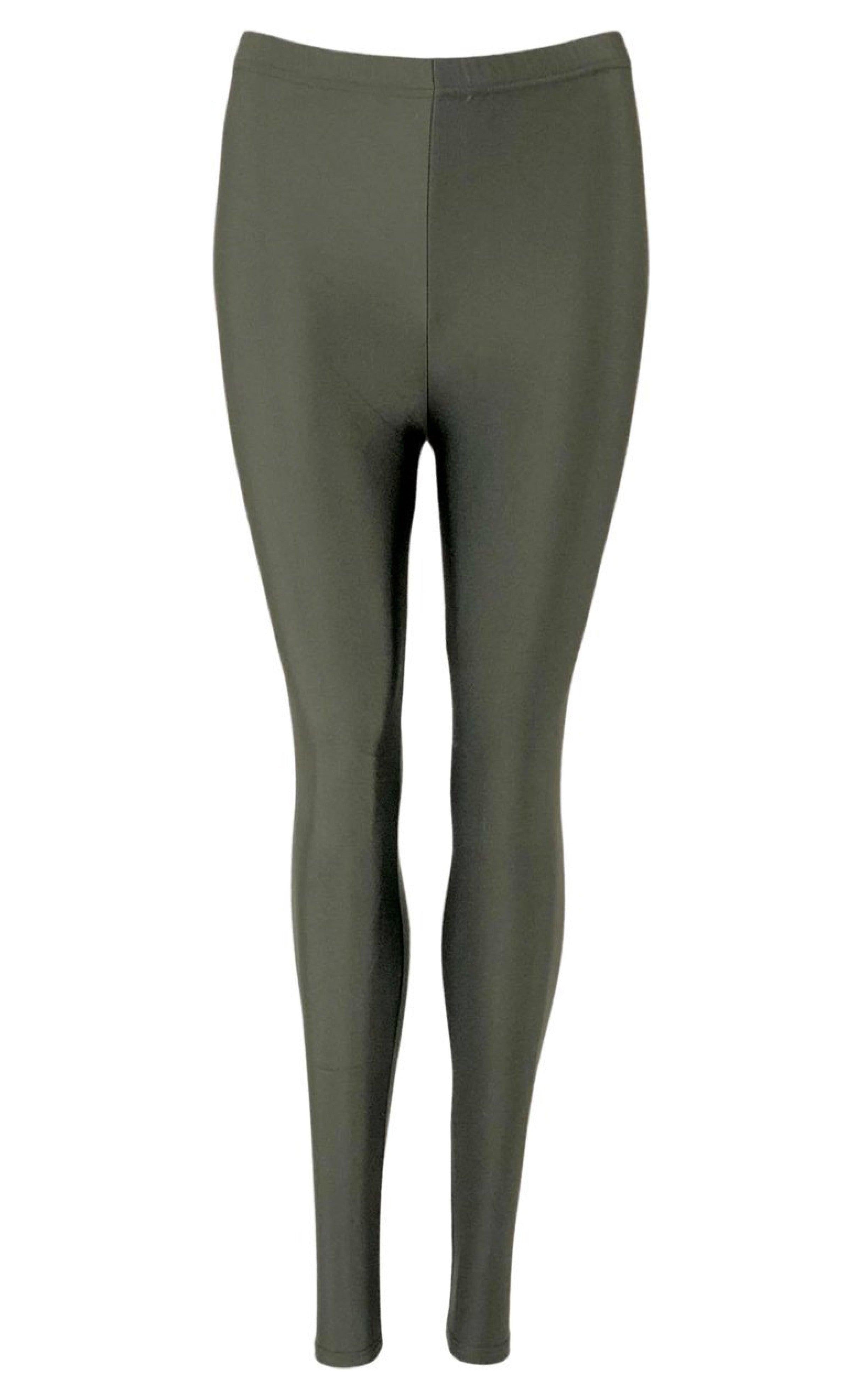 Black Colour legging - Gaya Glossy - Army