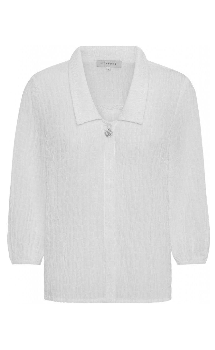 Continue Bluse - Anni - White