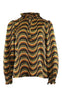 Continue Bluse - Asta - Brown