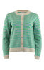 Continue Cardigan - Luna - Mix Aqurel Stripe