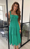Continue Kjole - Beth - Grass Green
