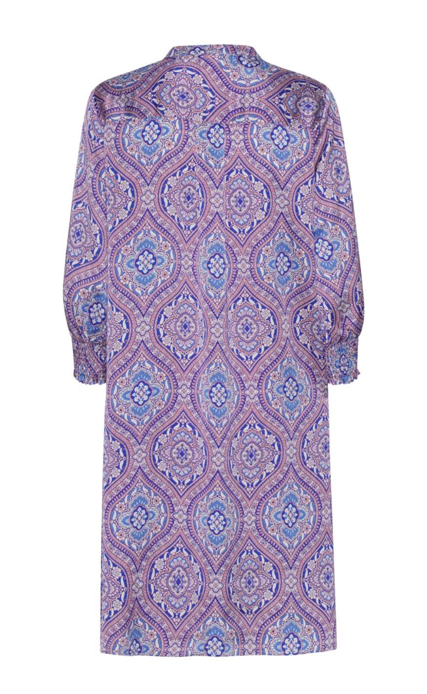 Continue Kjole - Carol - Blue Paisley