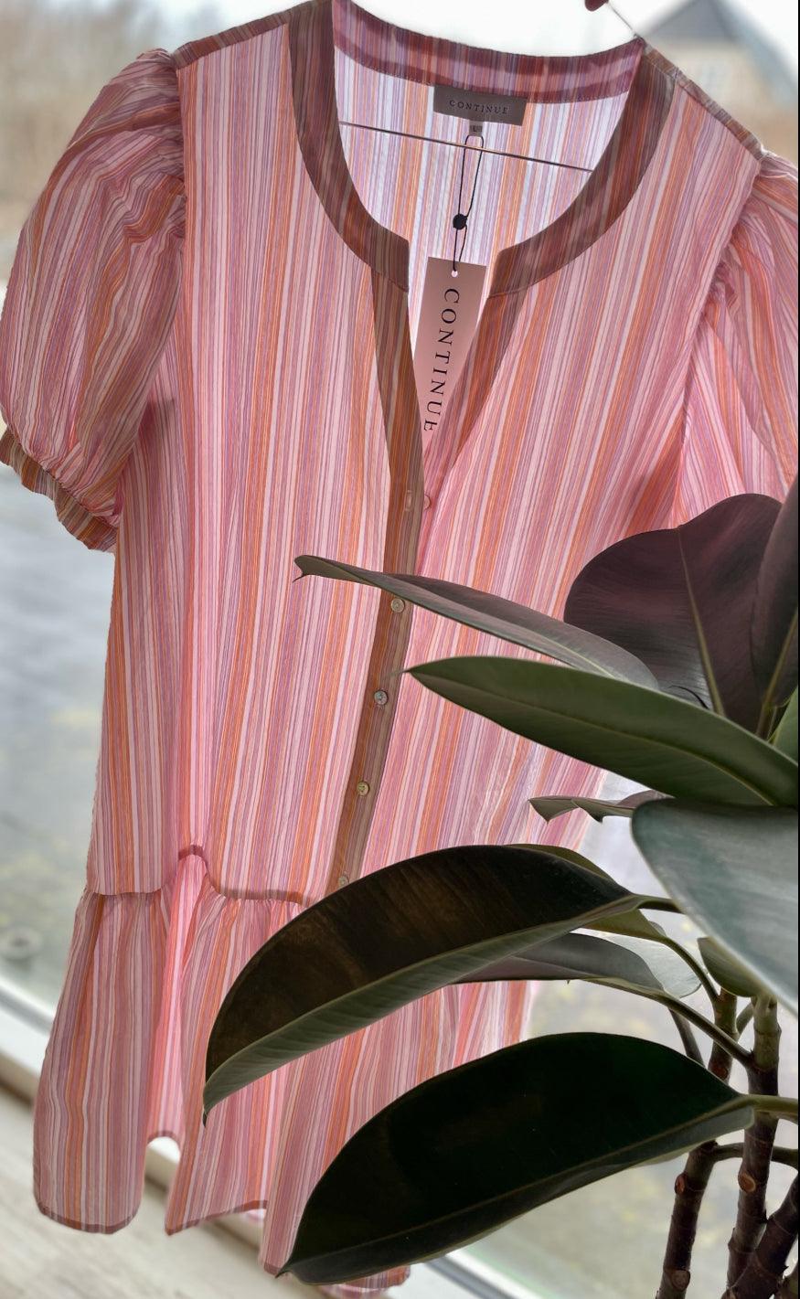Continue Kjole - Jessica - Multi Stripes