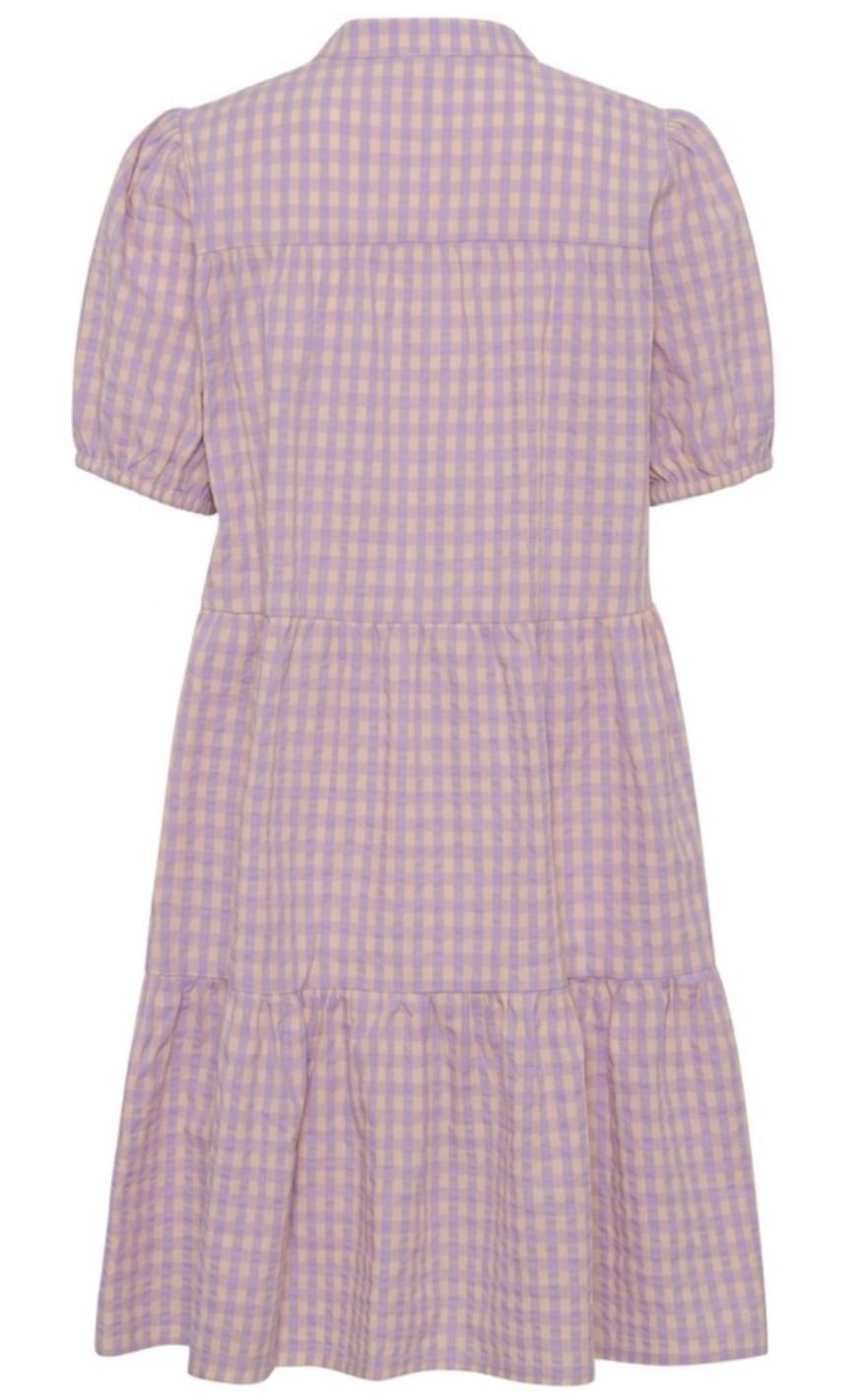 Continue Kjole - Sanna - Purple Check