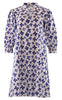 Continue Kjole - Viola - Blue Flower Print
