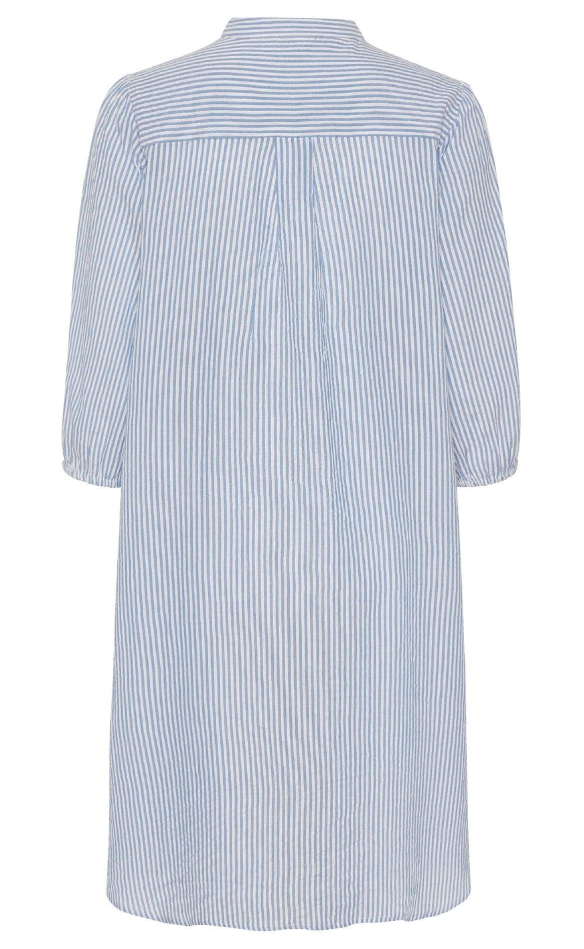 Continue Skjorte - Perle Long - Blue / White