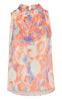 Continue Top - Liva - Orange/Blue