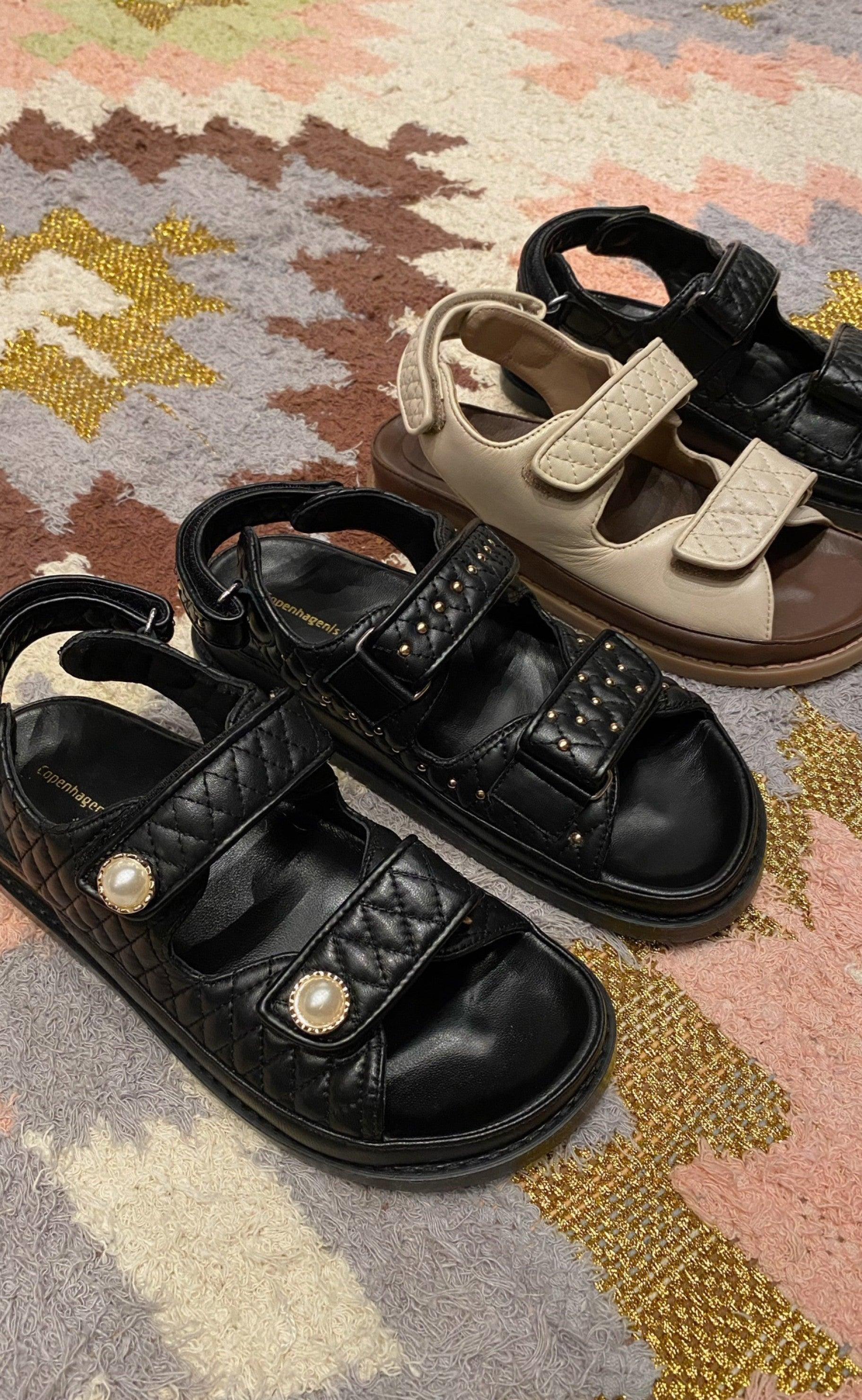 Copenhagen Shoes By Josefine Valentin Sandal - Luxury - Black