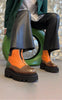 Copenhagen Shoes By Josefine Valentin Støvler - Cosy Chunky - Brown/Orange