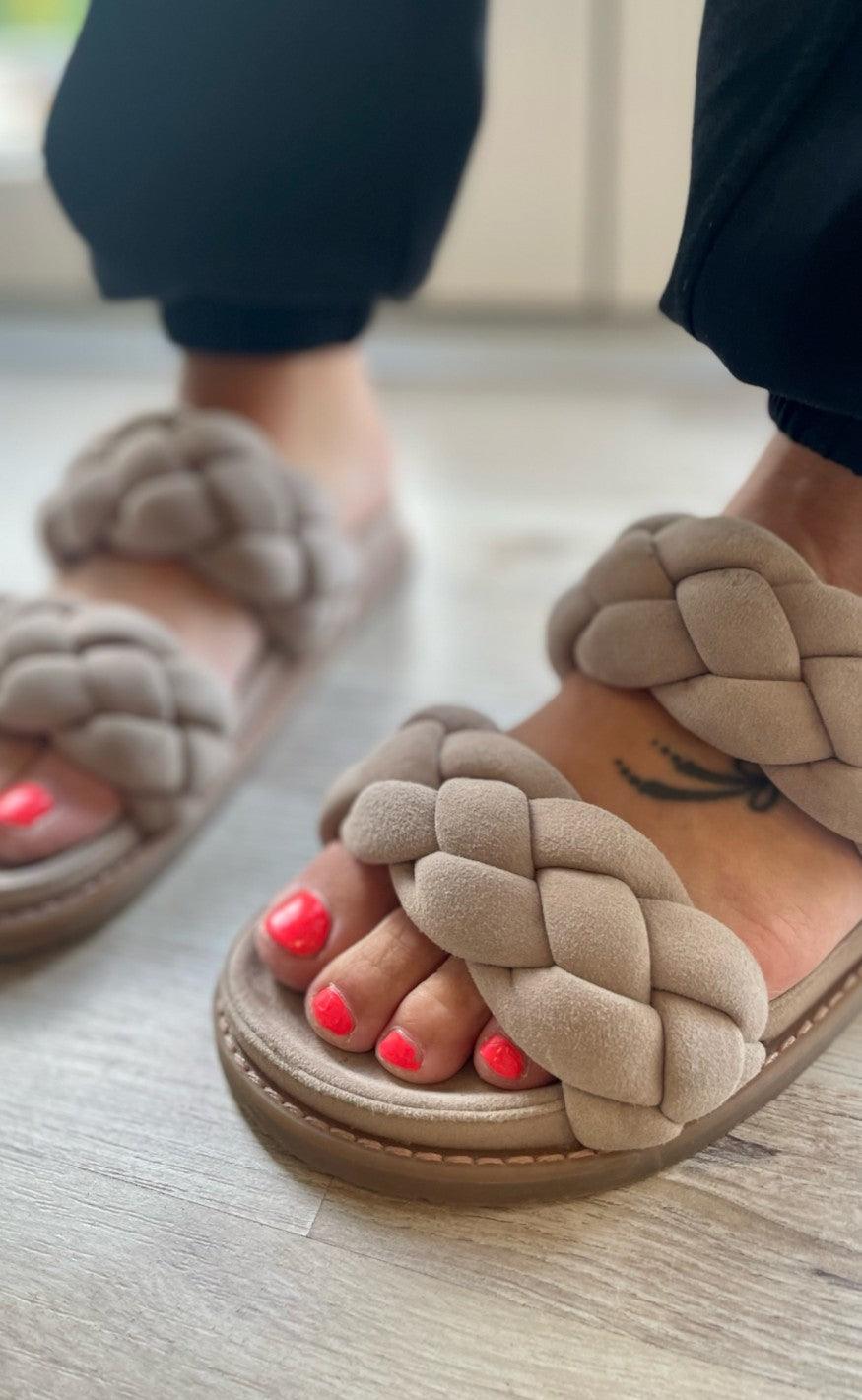 Copenhagen Shoes Sandal - Fashionista Suede - Biscuit