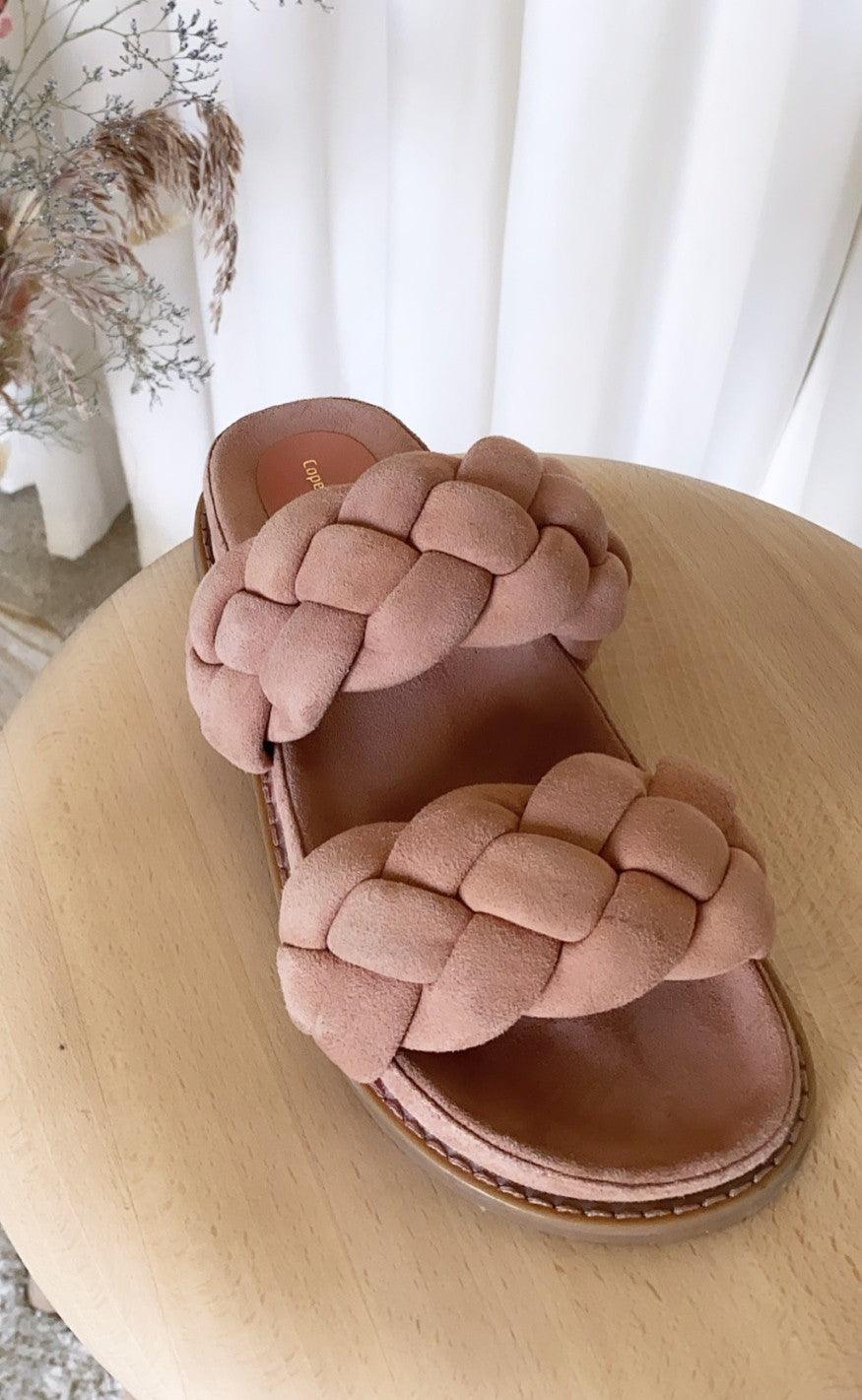 Copenhagen Shoes Sandal - Fashionista Suede - Rosa / Papaya
