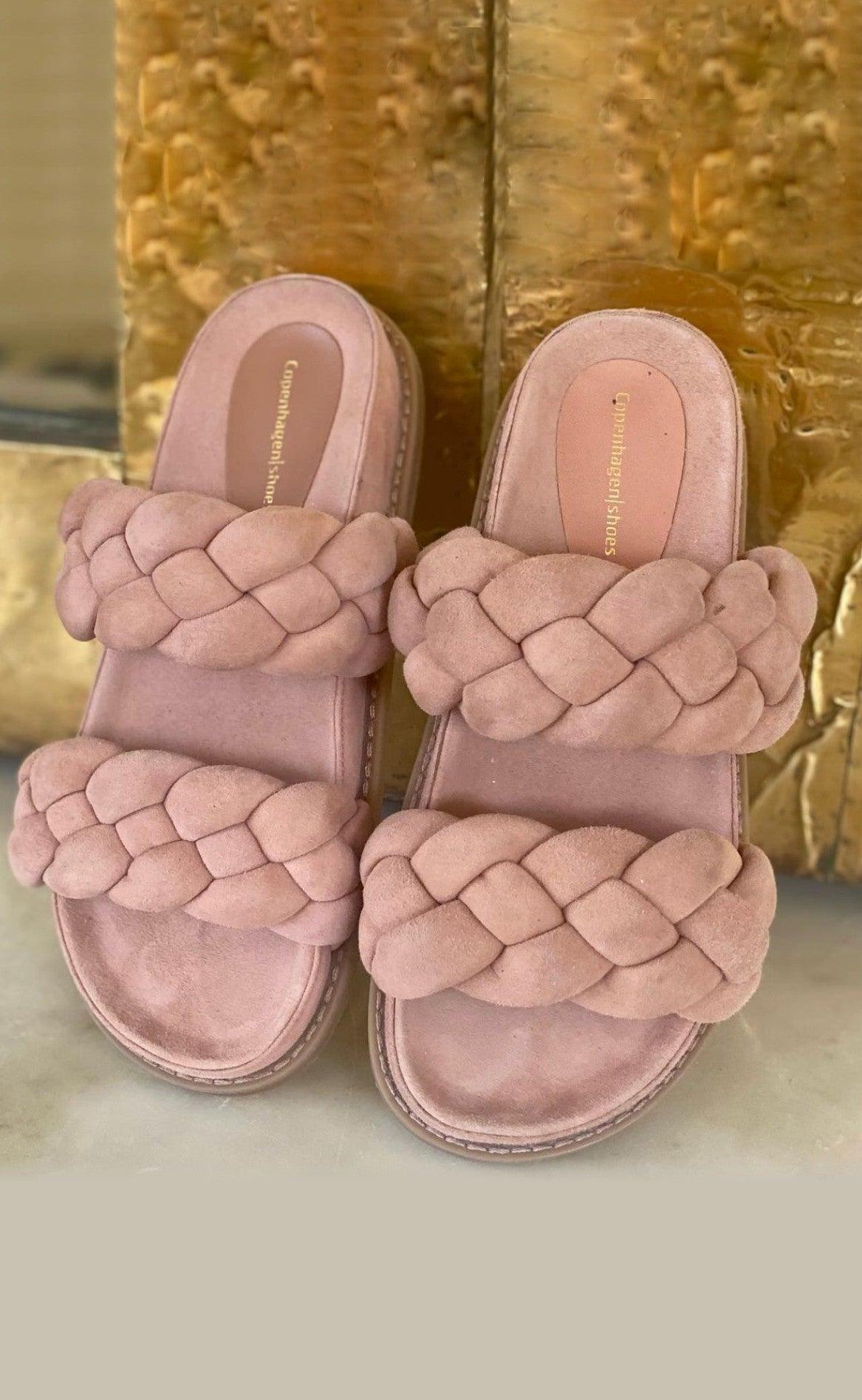 Copenhagen Shoes Sandal - Fashionista Suede - Rosa / Papaya