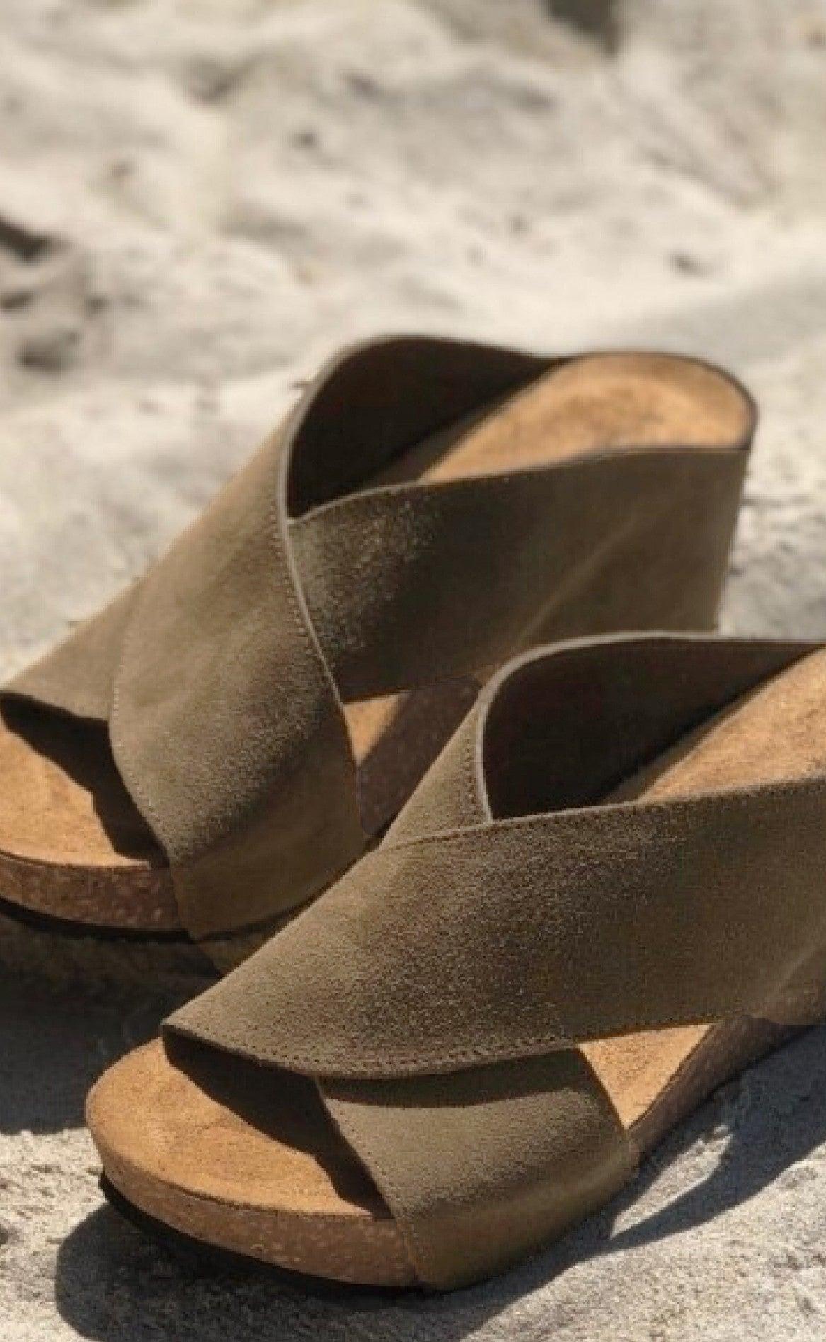 Copenhagen Shoes Sandal - Frances - Dark Beige
