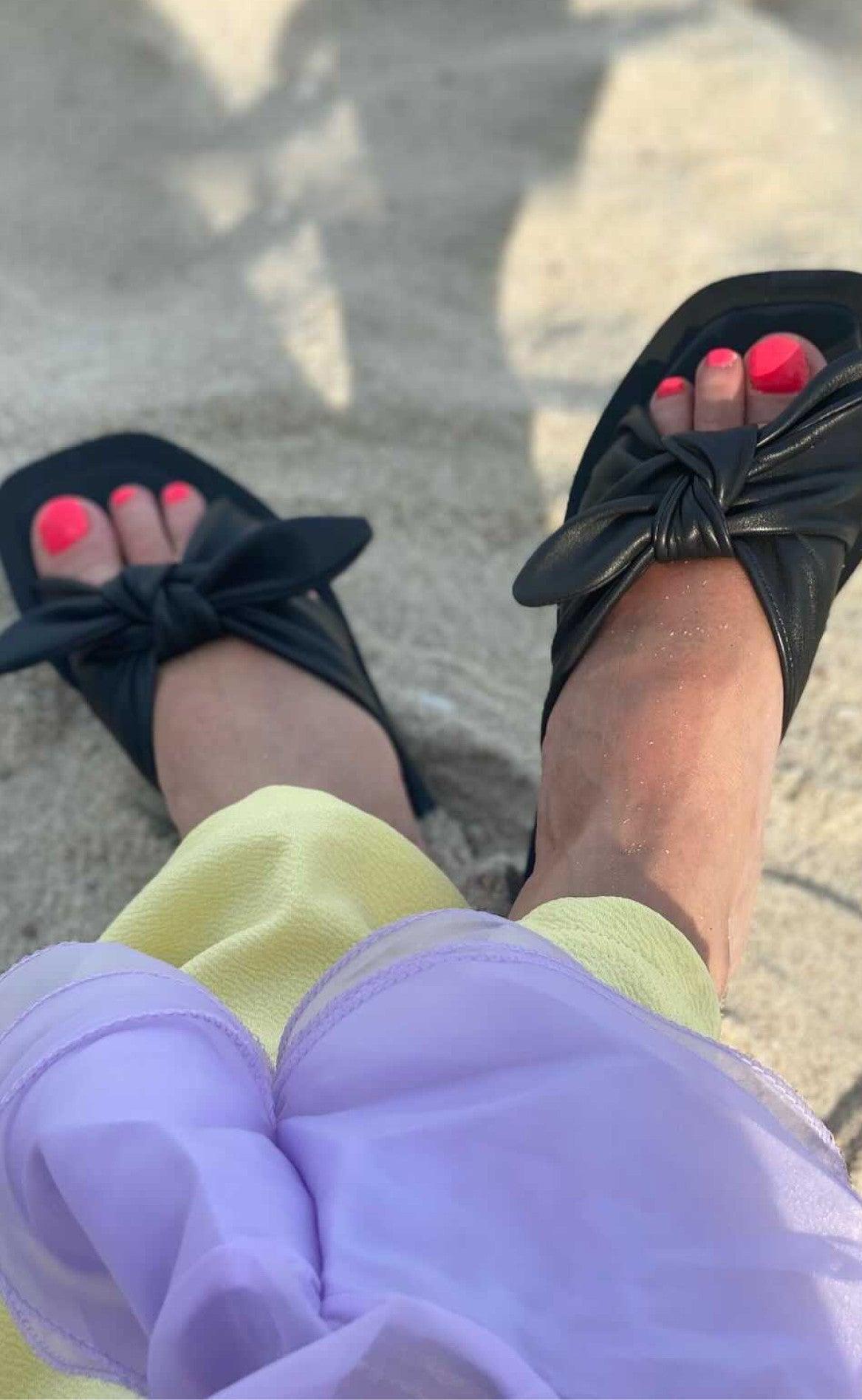 Copenhagen Shoes Sandal - Millions In Black Leather - Black