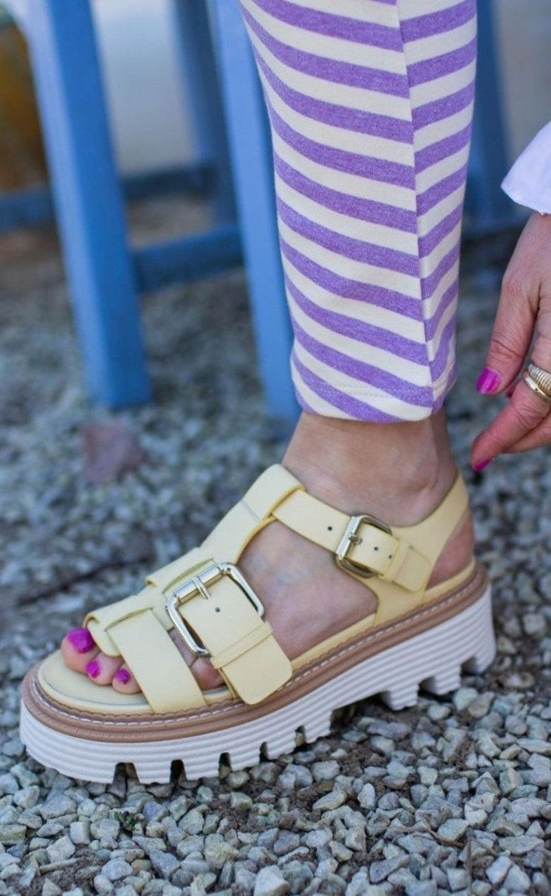 Copenhagen Shoes Sandal - Power For Life - Yellow