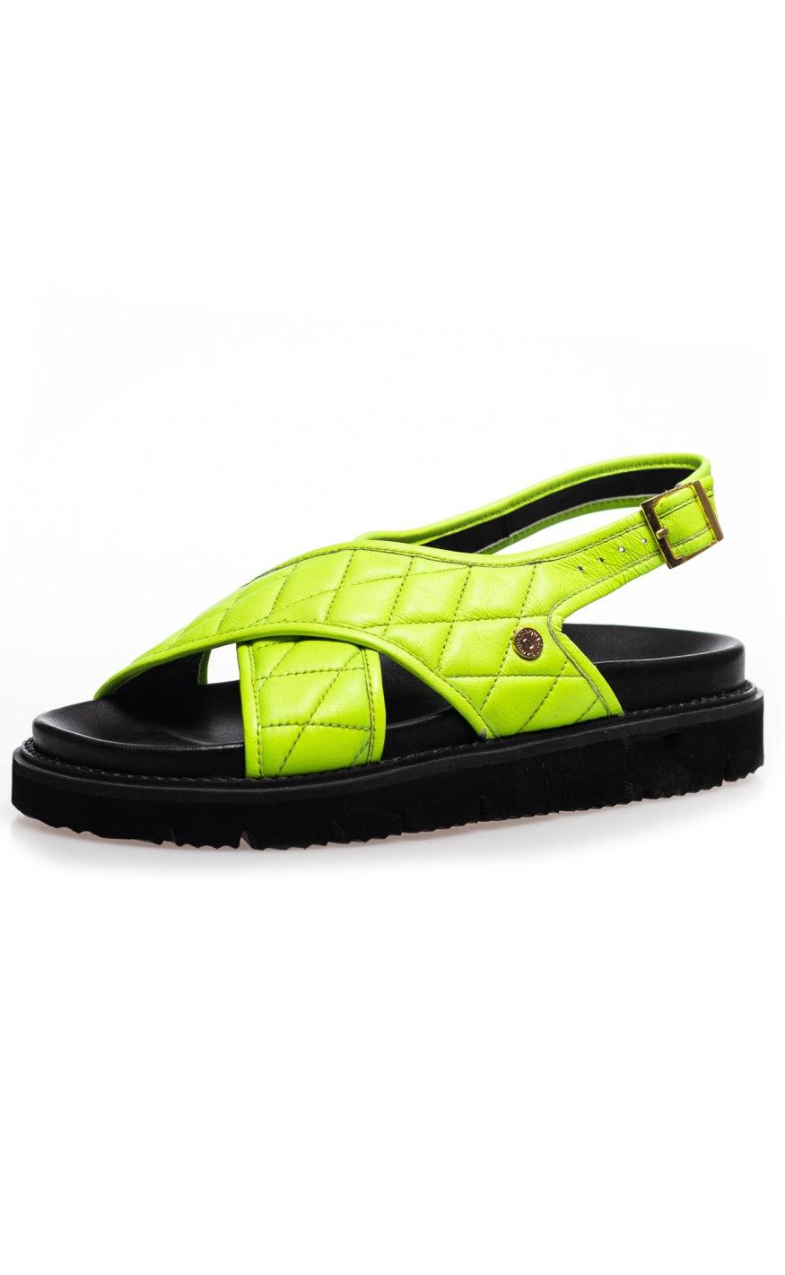 Copenhagen Shoes Sandaler - Going Wild - Neon Green