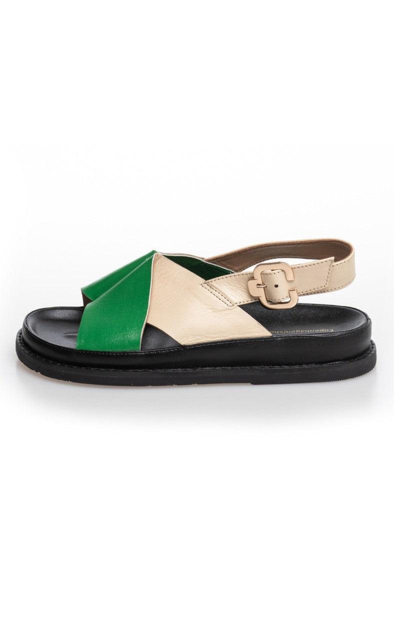 Copenhagen Shoes Sandaler - New Stronger - Green Multi