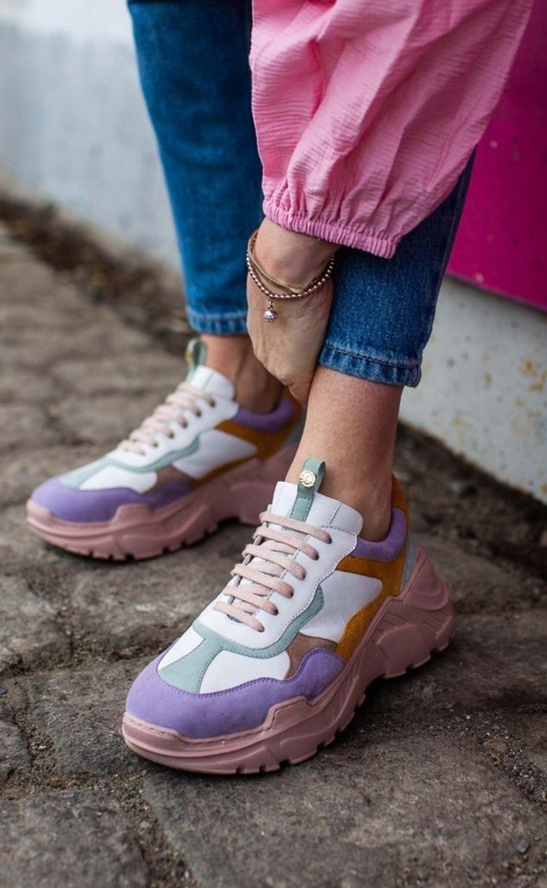 Copenhagen Shoes Sneaker - Candy Multi - Lavenda Multi
