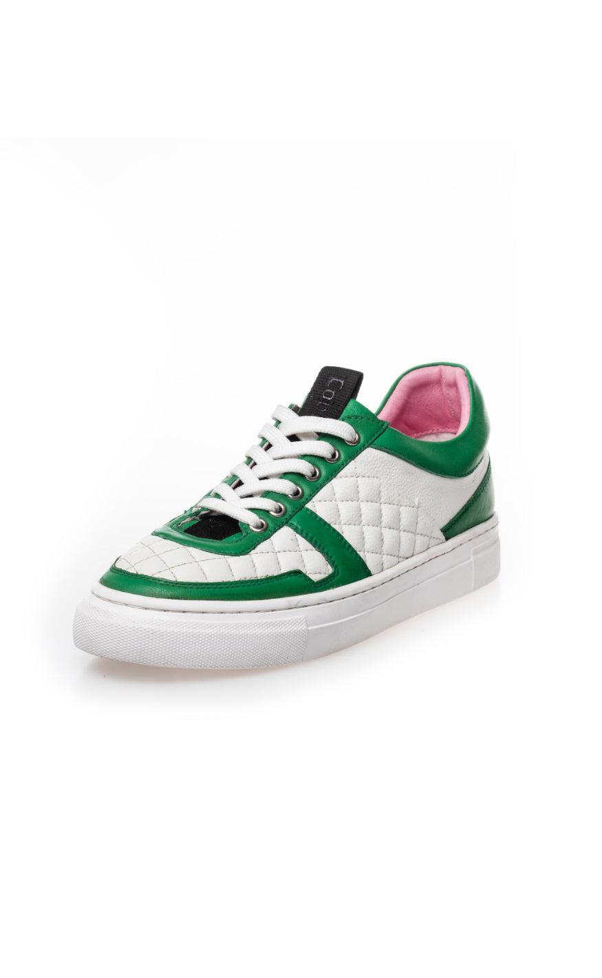 Copenhagen Shoes Sneaker - Paris Walk - Green / White