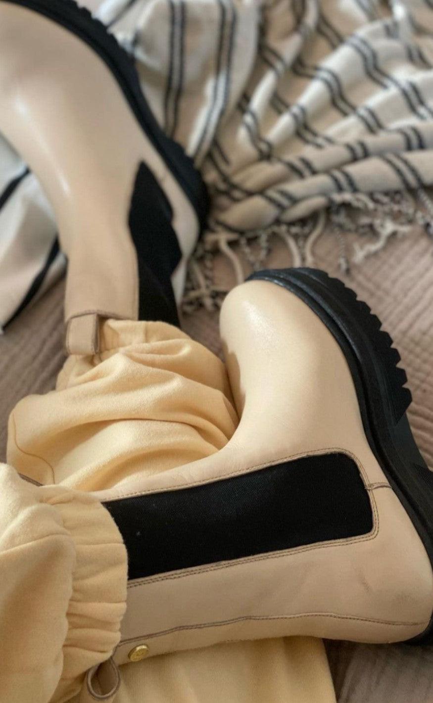 Copenhagen Shoes Støvle - Going - Beige
