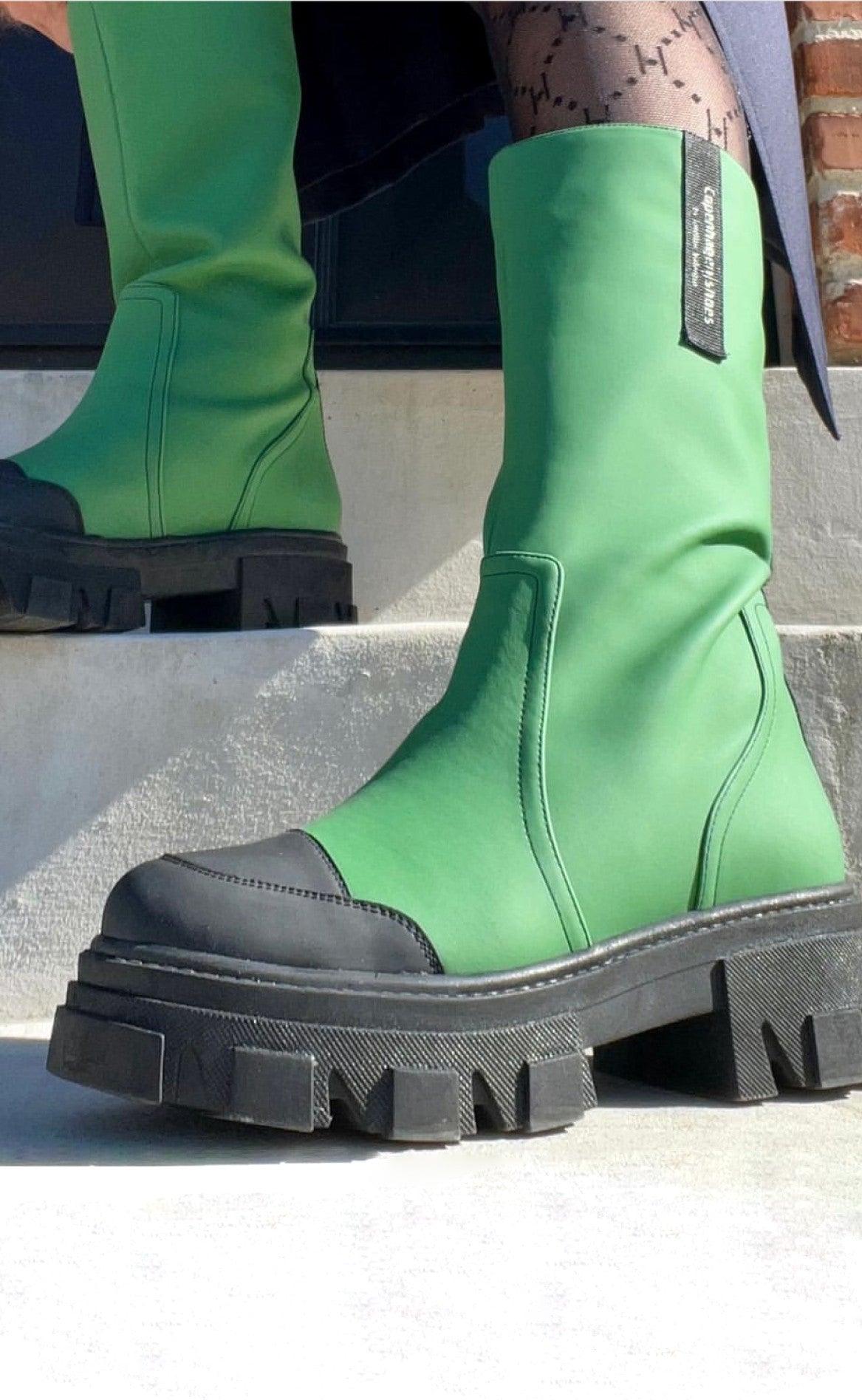 Copenhagen Shoes Støvle - On My Own - Green