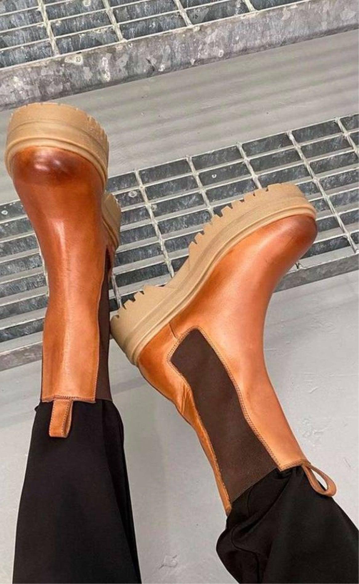 Copenhagen Shoes Støvler - Going Mid - Cognac