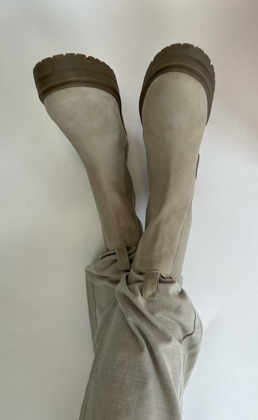 Copenhagen Shoes Støvler - Going Suede - Beige