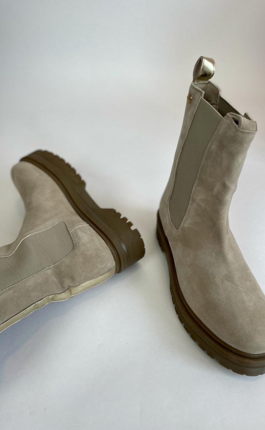 Copenhagen Shoes Støvler - Going Suede - Beige